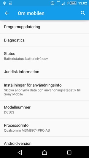 Välj Programuppdatering