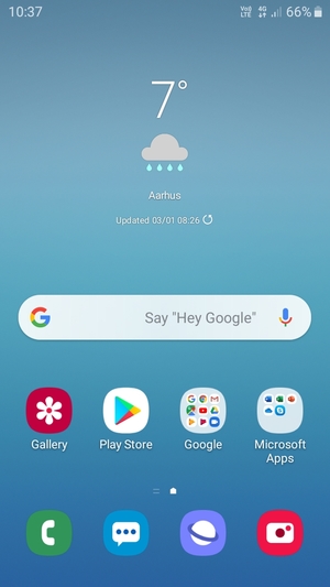 Swipe up