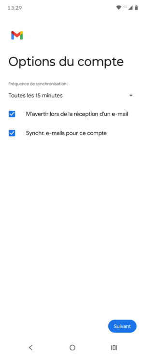 Sélectionnez Suivant