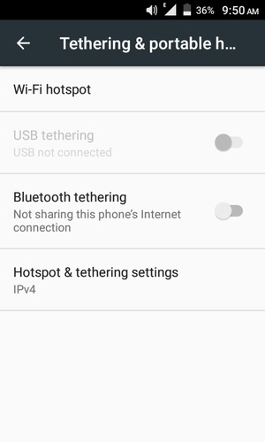 Select Wi-Fi hotspot