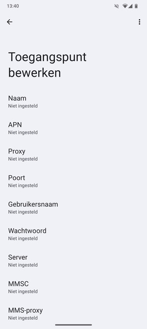 Voer mms-gegevens in