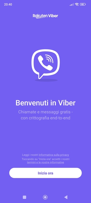 L'app è pronta per l'uso