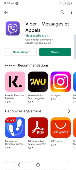 Sélectionnez Ouvrir