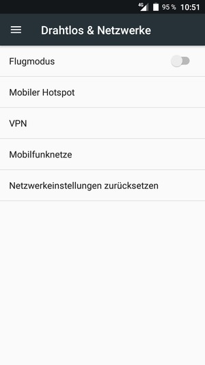 Wählen Sie Mobilfunknetze