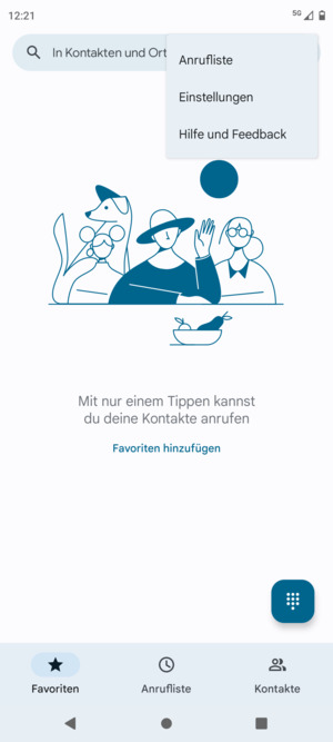 Wählen Sie Einstellungen