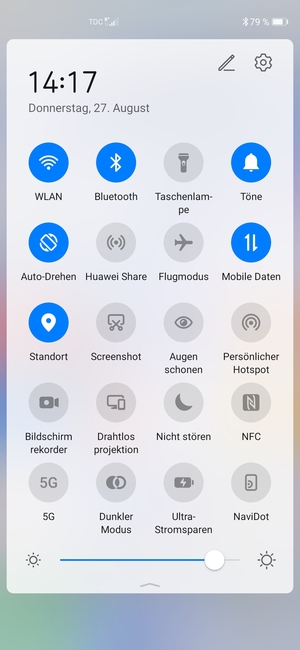 Schalten Sie WLAN und Bluetooth aus