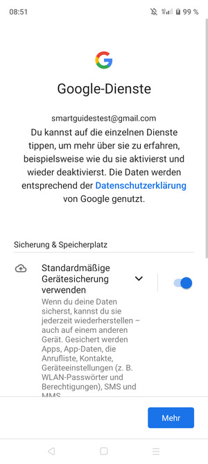 Wählen Sie Mehr