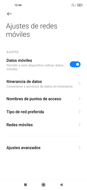 Seleccione Nombres de puntos de acceso