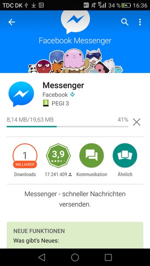 Warten Sie, bis der Installationsprozess  beendet ist