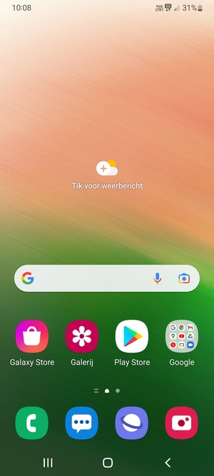 Selecteer Google