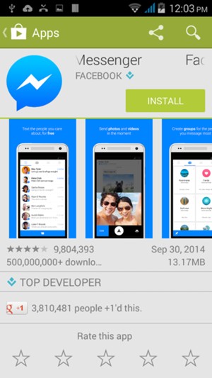 Select INSTALL