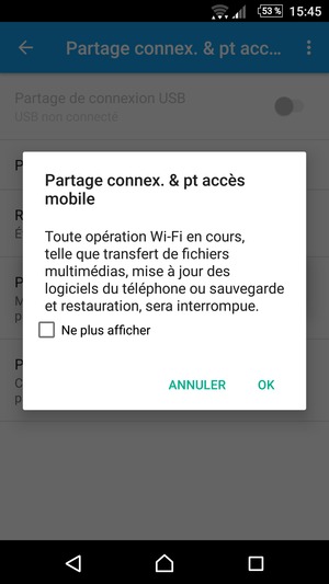 Sélectionnez OK