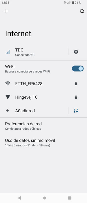Seleccione la red inalámbrica a la que desea conectarse