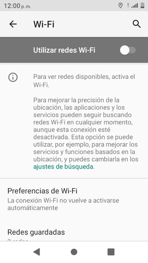 Active Utilizar redes Wi-Fi