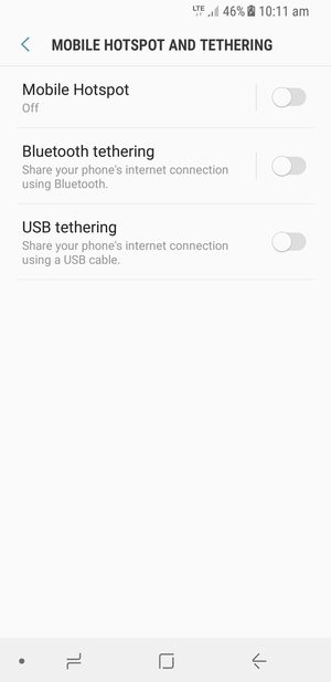 Select Mobile Hotspot