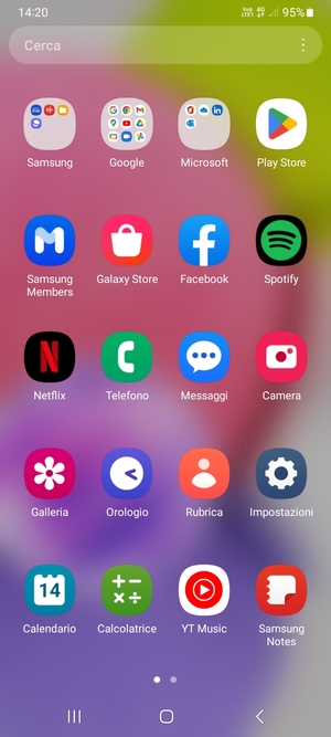Seleziona Impostazioni