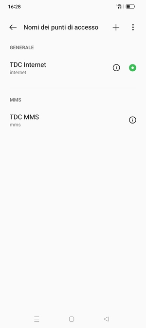 Il tuo telefono è ora stato configurato per gli MMS