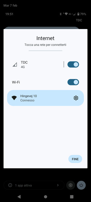 Disattiva Wi-Fi