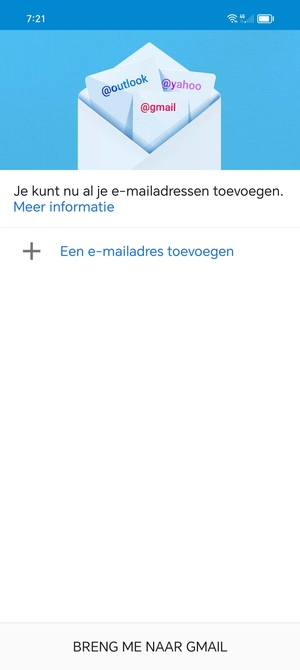 Selecteer Een e-mailadres toevegen