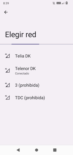 Espere a que la búsqueda termine
