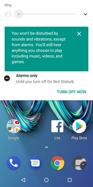 Press once more for silent mode