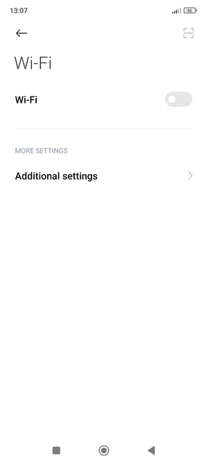 Turn on Wi-Fi