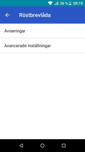 Välj Avancerade inställningar