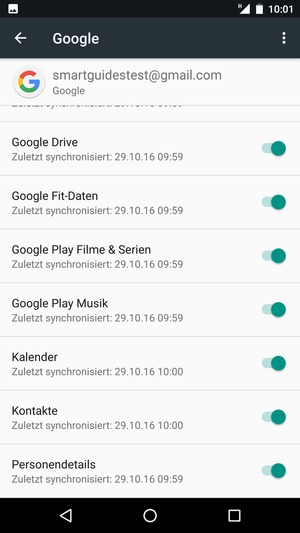Wählen Sie die Menü-Taste
