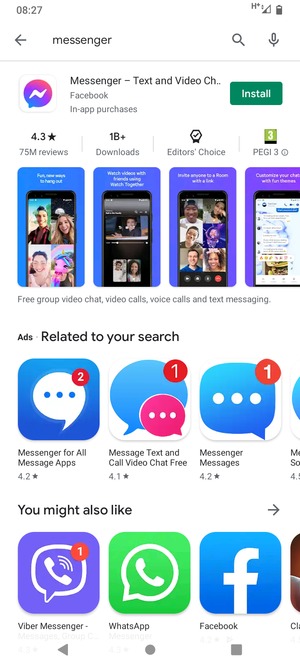 Select the app