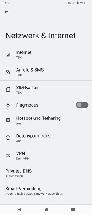 Wählen Sie SIM-Karten