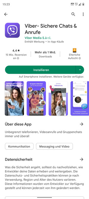 Wählen Sie Installieren