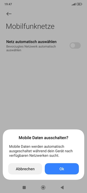 Wählen Sie Ok