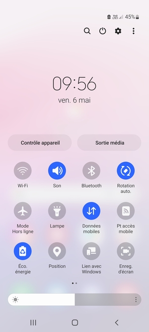 Activez Économie d'énergie