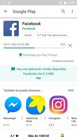Espere a que el proceso de instalación finalice