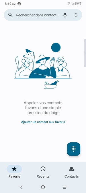 Sélectionnez le bouton Menu
