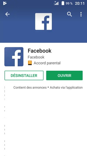 Sélectionnez OUVRIR