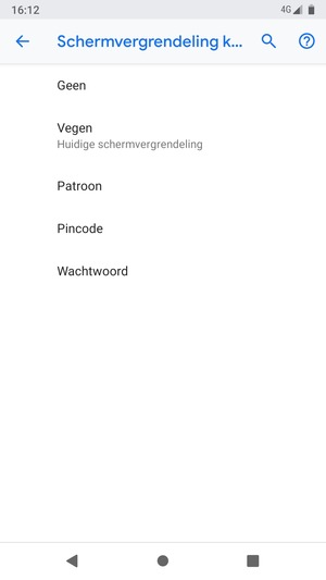 Selecteer Patroon