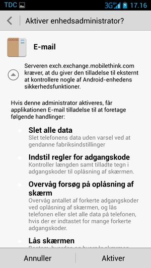 Vælg Aktiver