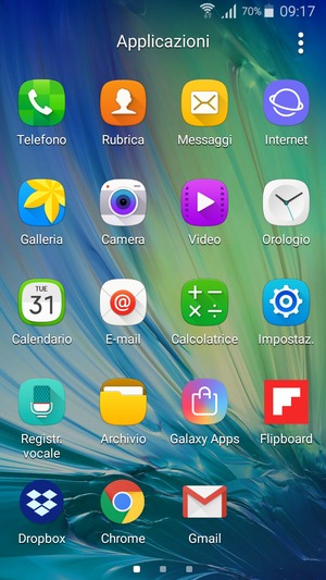 Seleziona Impostaz.