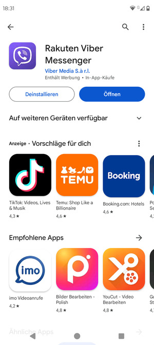 Wählen Sie Öffnen
