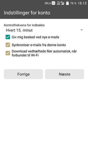 Vælg Næste