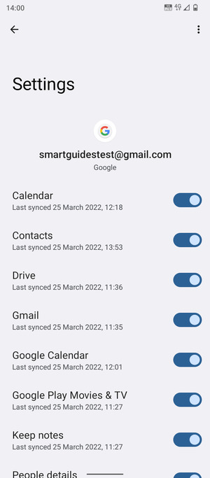 Select the Menu button