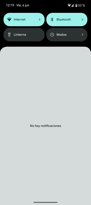 Deslice hacia abajo el menú superior de nuevo