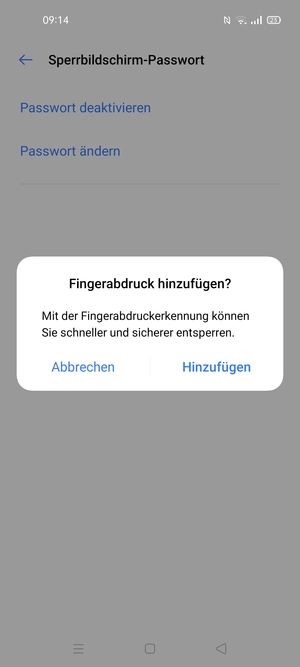 Wählen Sie die gewünschte Option
