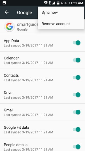 Select Sync now