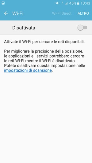 Attiva Wi-Fi