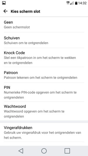 Selecteer Patroon