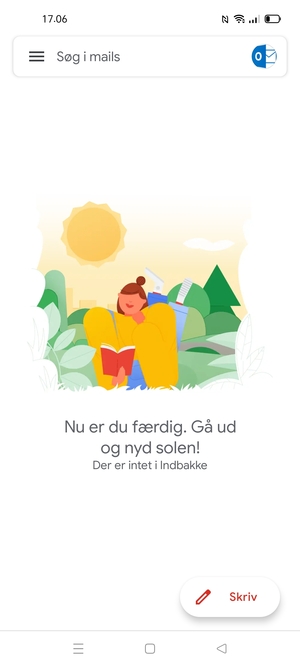 Din Hotmail er klar til brug