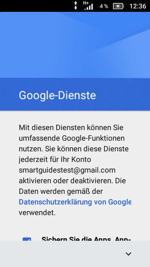 Wählen Sie MEHR