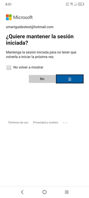 Seleccione la opción deseada